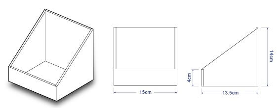 Cardboard Personal Cares Product Countertop Display with Full Color