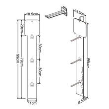 Cardboard Display of Sidekick/Hanging - Plastic Peg Hooks , S Hook