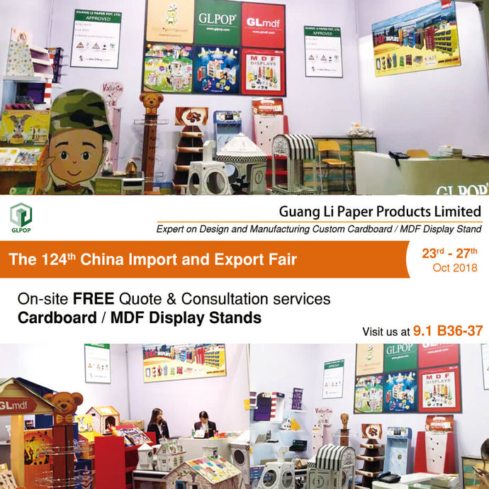 FREE Quote & Consultation of Cardboard Display Stands at 124th Canton Fair