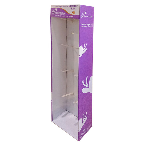 Cardboard Display of Sidekick/Hanging - Plastic Peg Hooks , Walmart size , S Hooks