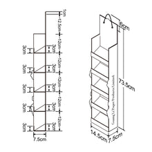Cardboard Display of Sidekick/Hanging - Five Level shelves , Rope