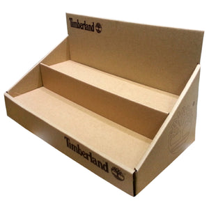 Cardboard  Sport Product Countertop Display, 2 Tiers,  removable Header