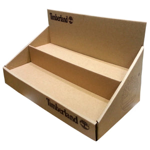 Cardboard Sport Product Countertop Display, 2 Tiers, Removable Header