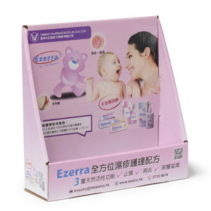 Cardboard Baby Products Countertop Display with Full Color
